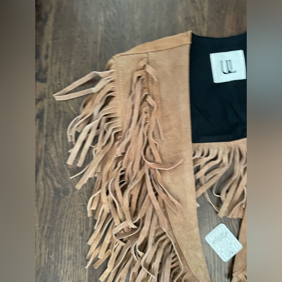 NWT Understated Leather Fringe Collar - Picture 7 of 11